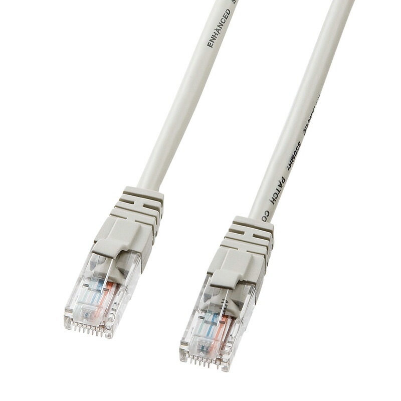 （まとめ買い）エンハンスドカテゴリ5LANケーブル 10m ライトグレー LKB5Y-10N [x3]