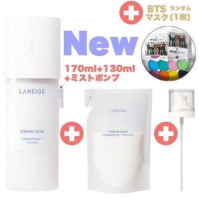 (BTS JIN)クリームスキン ローション 170ml+リフィル130ml...のサムネイル