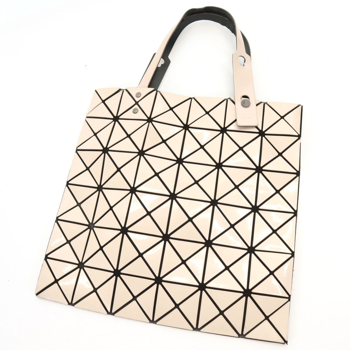 BAO BAO ISSEY MIYAKE バオバオ イッセイミヤケ 日本製 トートバッグ アイボリー レディース 古着