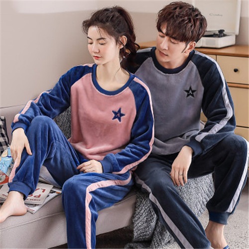 結婚祝い カップル 秋 部屋着 Rsa11176841 厚手 もこもこ ルームウェア パジャマ 上下セット 記念日 ペアパジャマ 冬 お揃い 長袖 プレゼント ペア