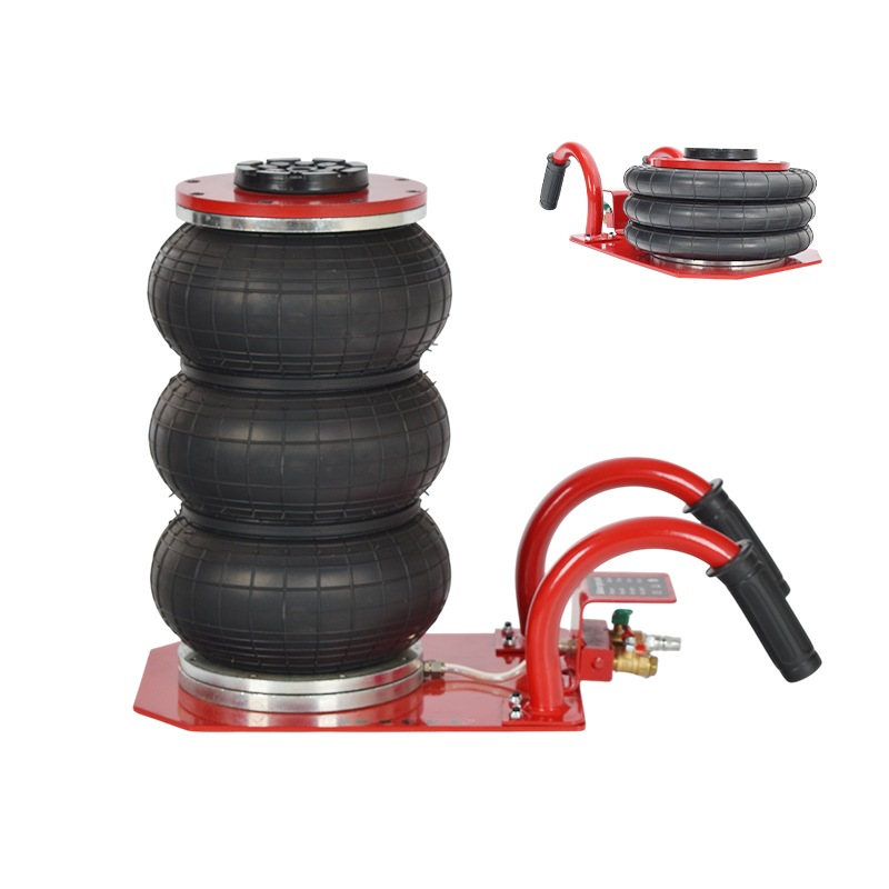 エアー式バルーンジャッキ エアー式 耐荷重3トン エアーコンプレッサー ガレージ用品 メンテナンス工具 最大40cm 低床設計 コンパクト グリップ カー用品 自動車整備 ジャッキアップ DIY愛車メ