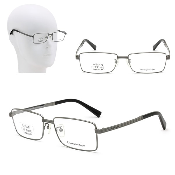 フレームのみ EZ5096-D/V 013 57 ガンメタル Ermenegildo Zegna メガネ 眼鏡 アジアンフィット 15,444円