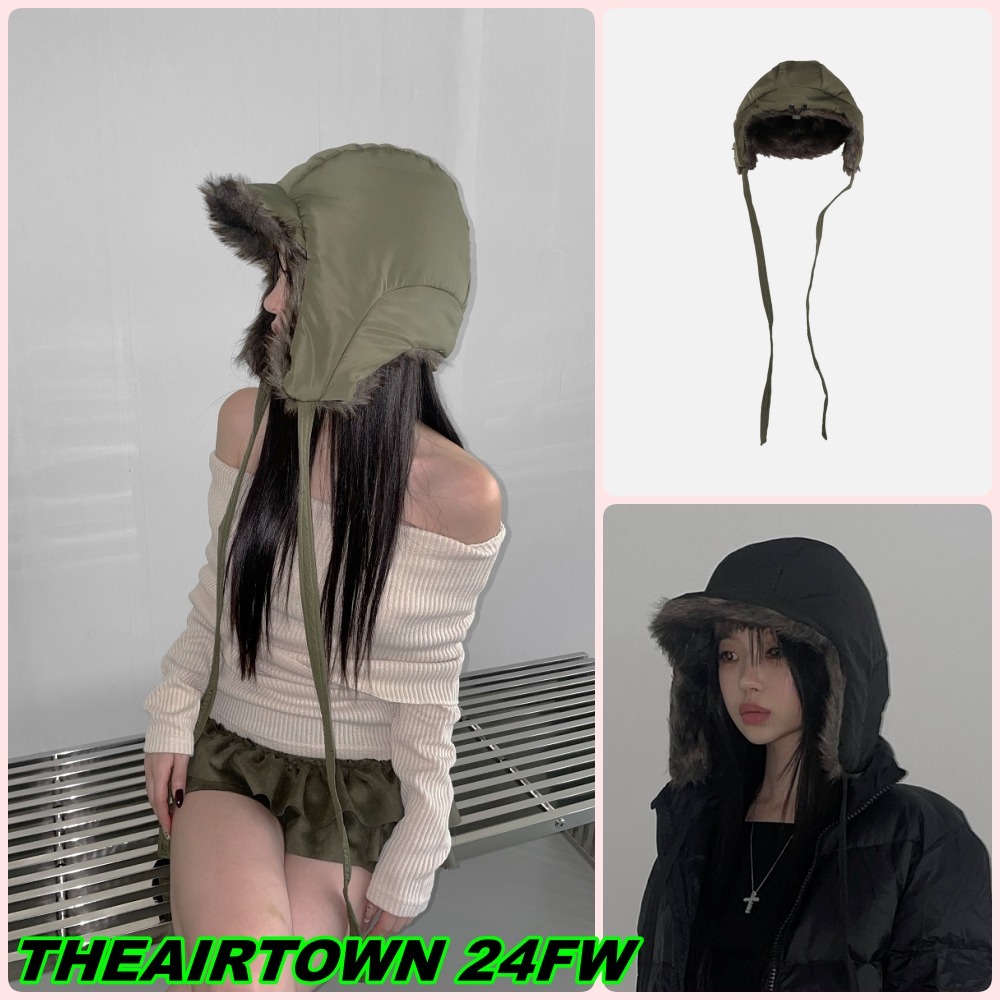 【THEAIRTOWN】 2way nylon trooper hat