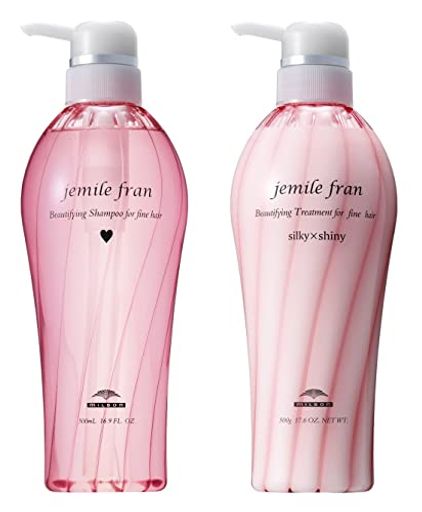 ジェミールフラン シャンプー ハート H 500ML + トリートメント シルキーシャイニー 500G セット