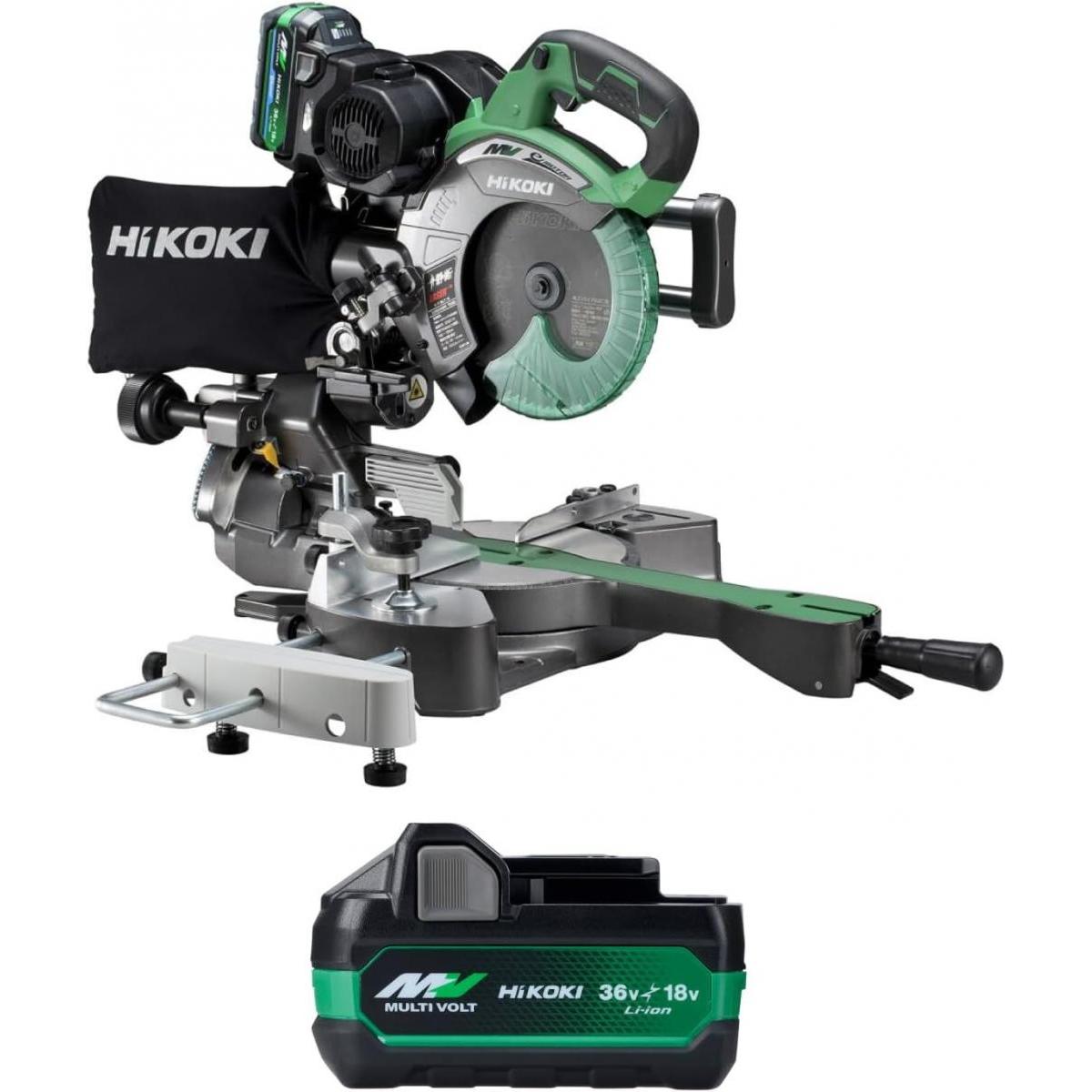 HiKOKI(ハイコーキ) 36V 充電式 卓上スライド丸のこ スライド丸ノコ 丸ノコ マルノコ 4190mm C3607DRA(K)(XPSZ)