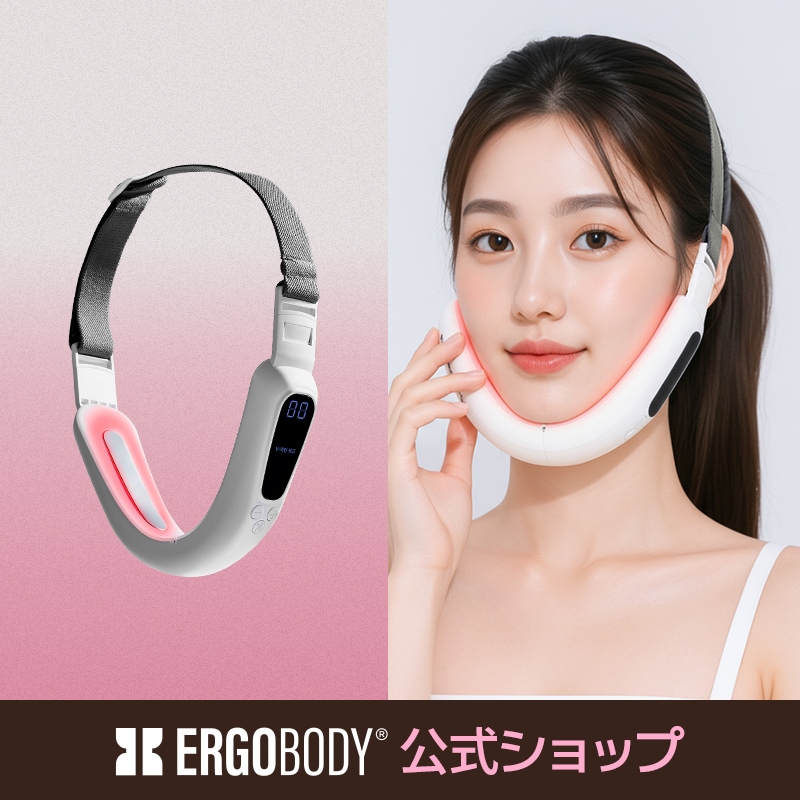 Qoo10] エルゴボディ シェイピーVラインバンド 美顔器 EMS