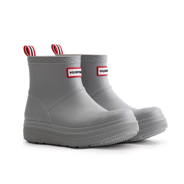ハンター HUNTER ユニセックス プレイ モールデット ブーツ シルバー UFS7105PVC-SIL シューズ