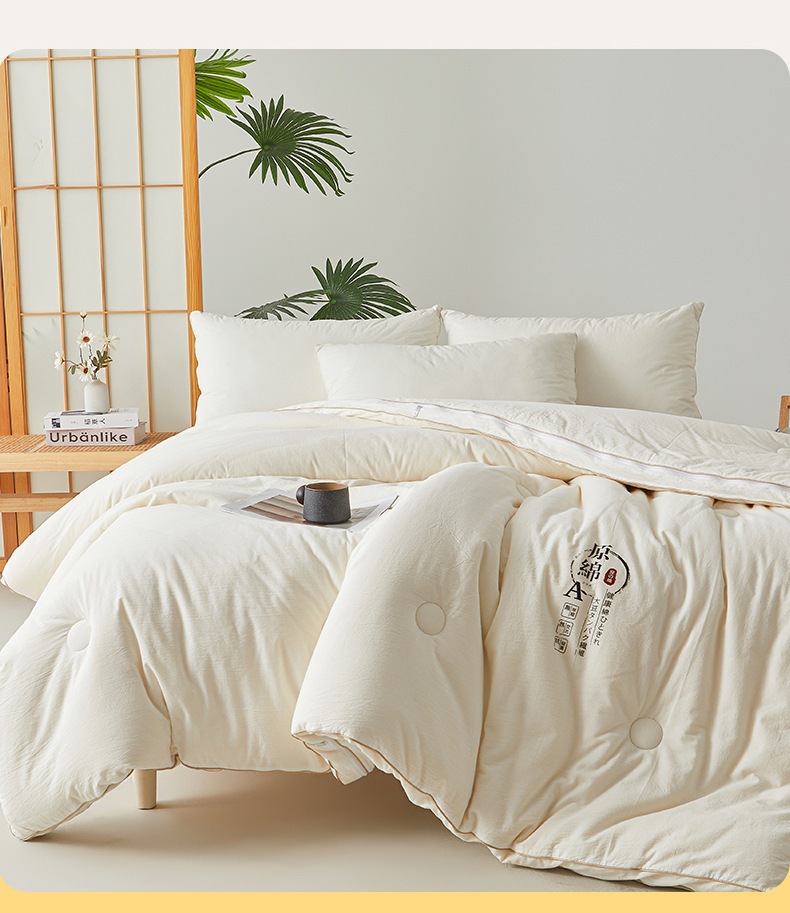 母子クラスA類棉大豆はファスナー金の子母が夏涼しさで春秋に純綿の布団に芯冬に柔らかいモチモチで肌が柔らかくて快適である