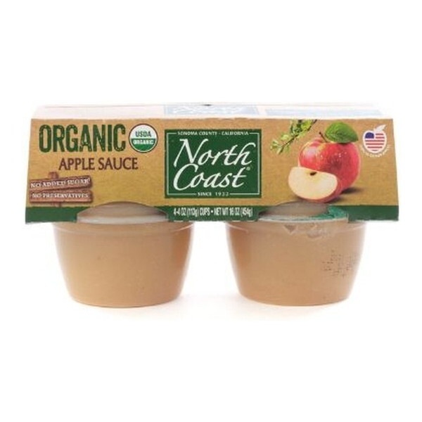 ノースコースト 有機アップルソース (113g×4個)×12 メーカー直送