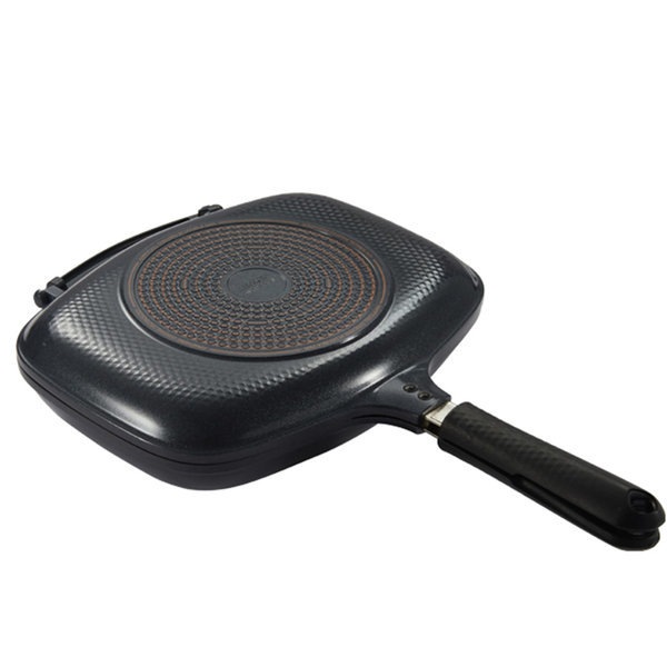 認証点 シンク路 IH両面フライパン ジャンボグリルフライパン インダクション/上下分離