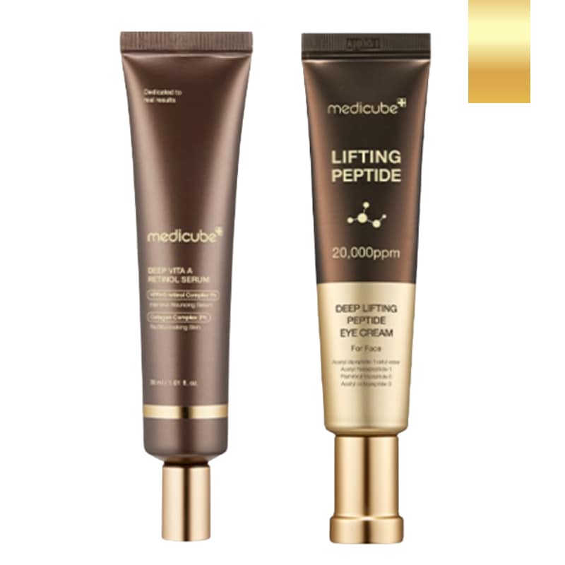 ディープ弾力 リフティング セット(ビタA レチノールセラム30ml+ペプチドアイクリーム30ml)