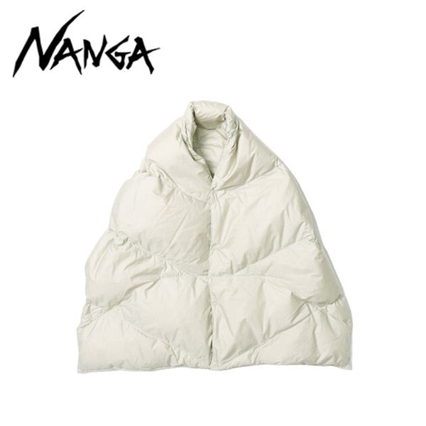 ナンガ ダウンポンチョマフラー DOWN PONCHO MUFFLER IVORY FREE NA2442-3C605-B N0002383