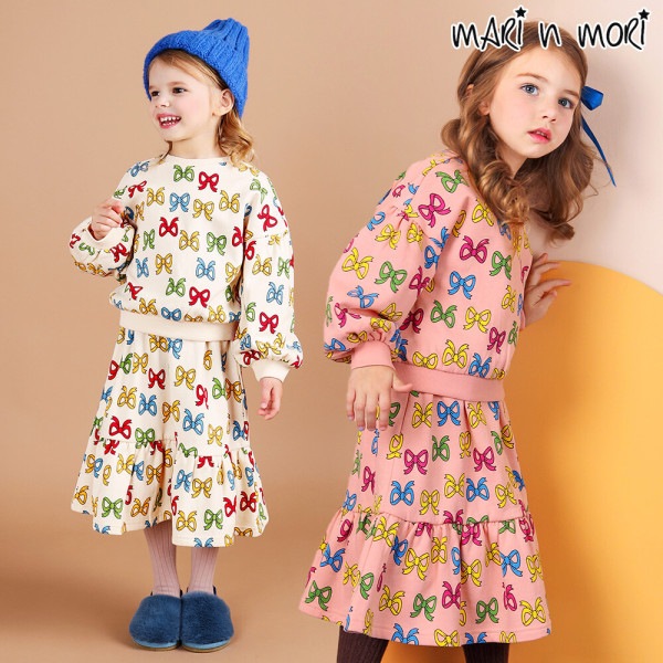 ドロシーリボン起毛上下服