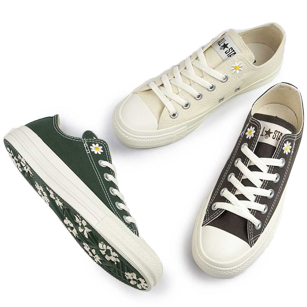 スニーカー オールスター デイジーズ OX レディース ローカット 花 キャンバス