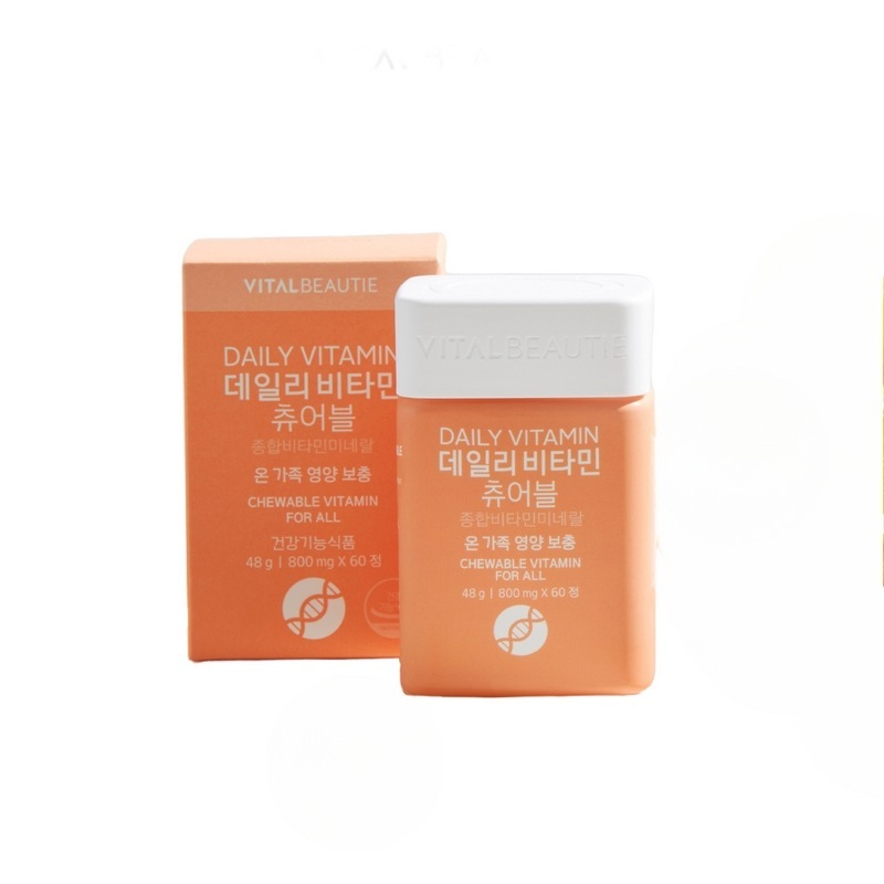 バイタルビューティーデイリービタミンチュアブル60日_デイリーニュートリッション