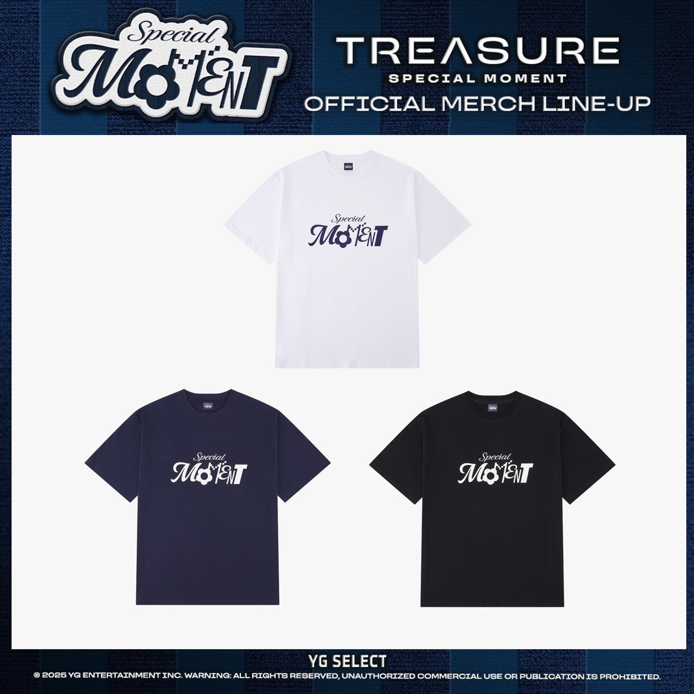【国内発送】 【公式】 サイズ選択 TREASURE 【 GRAPHIC T-SHIRT 】 2025 FAN CONCERT SPECIAL MOMENT IN SEOUL OFFICIAL MD
