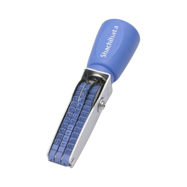 （まとめ） シヤチハタ 回転ゴム印 エルゴグリップ欧文日付 6号3連 ゴシック体 NFD-36G 1個 (×5セット)