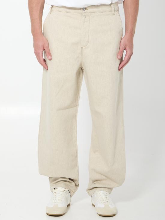 JACQUEMUS Men Straight Pants PAM00550A BEIGE