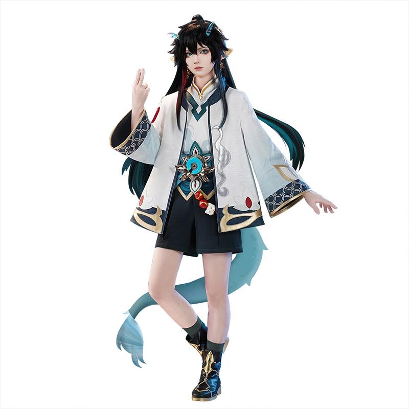 【工場直販 品質保証】 【三分妄想1/3Delusion】崩壊：スターレイル 飲月君 ちびねこシリーズ コスプレ衣装/ウィッグ/靴 コスチューム