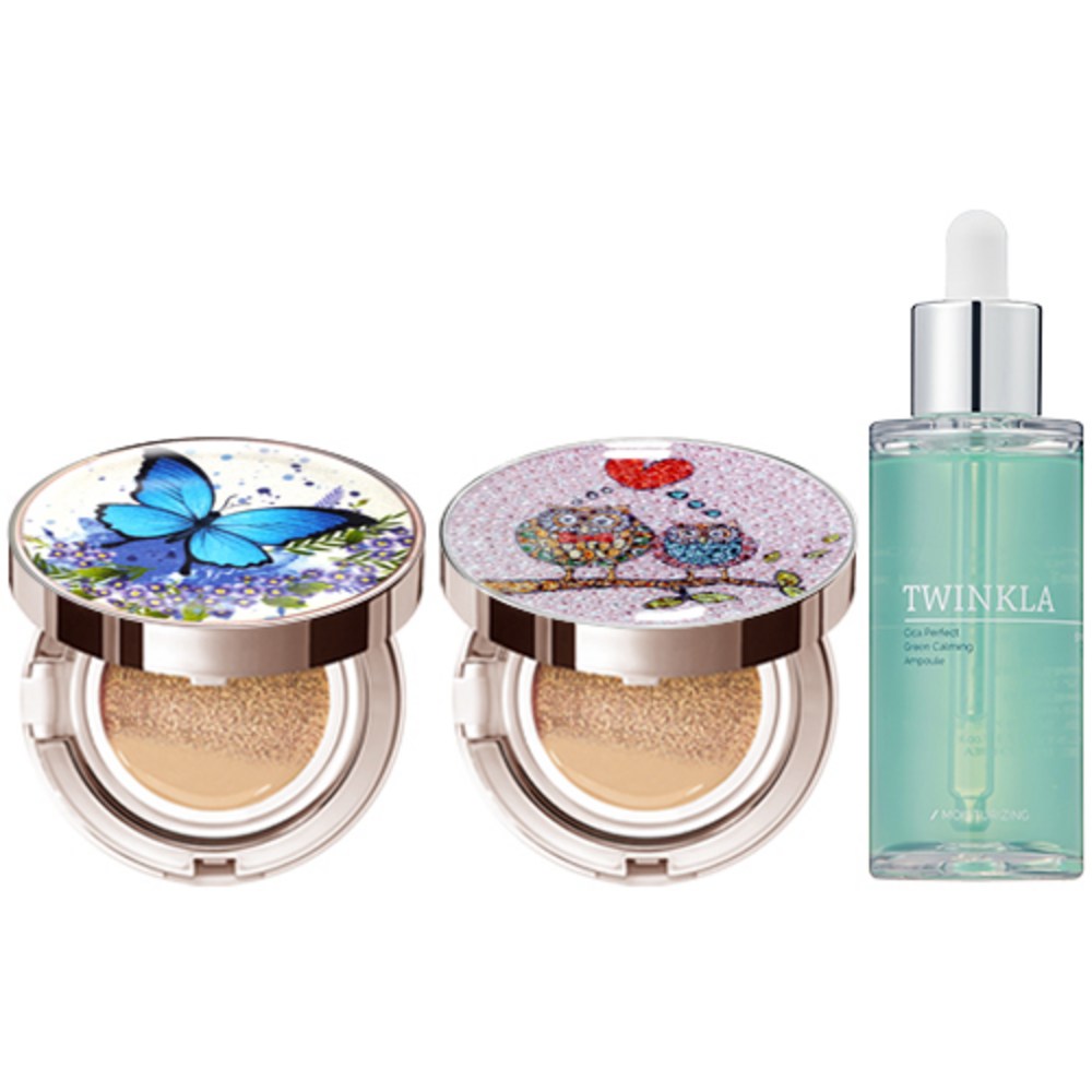 1+1+1 [クッション15g+クッション15g+アンプル50ml] ツインクラ60%セラム[乾燥肌おすすめ] 1個