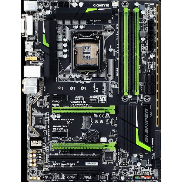 GIGABYTE G1.SNIPER B7 Intel B150 LGA1151 DDR4-2400 64GB M.2 SATA Gigabit LAN HDMI DVI Motherboard
