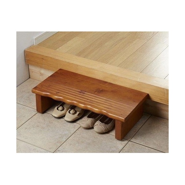 天然木 玄関台 60 4223 メーカー直送