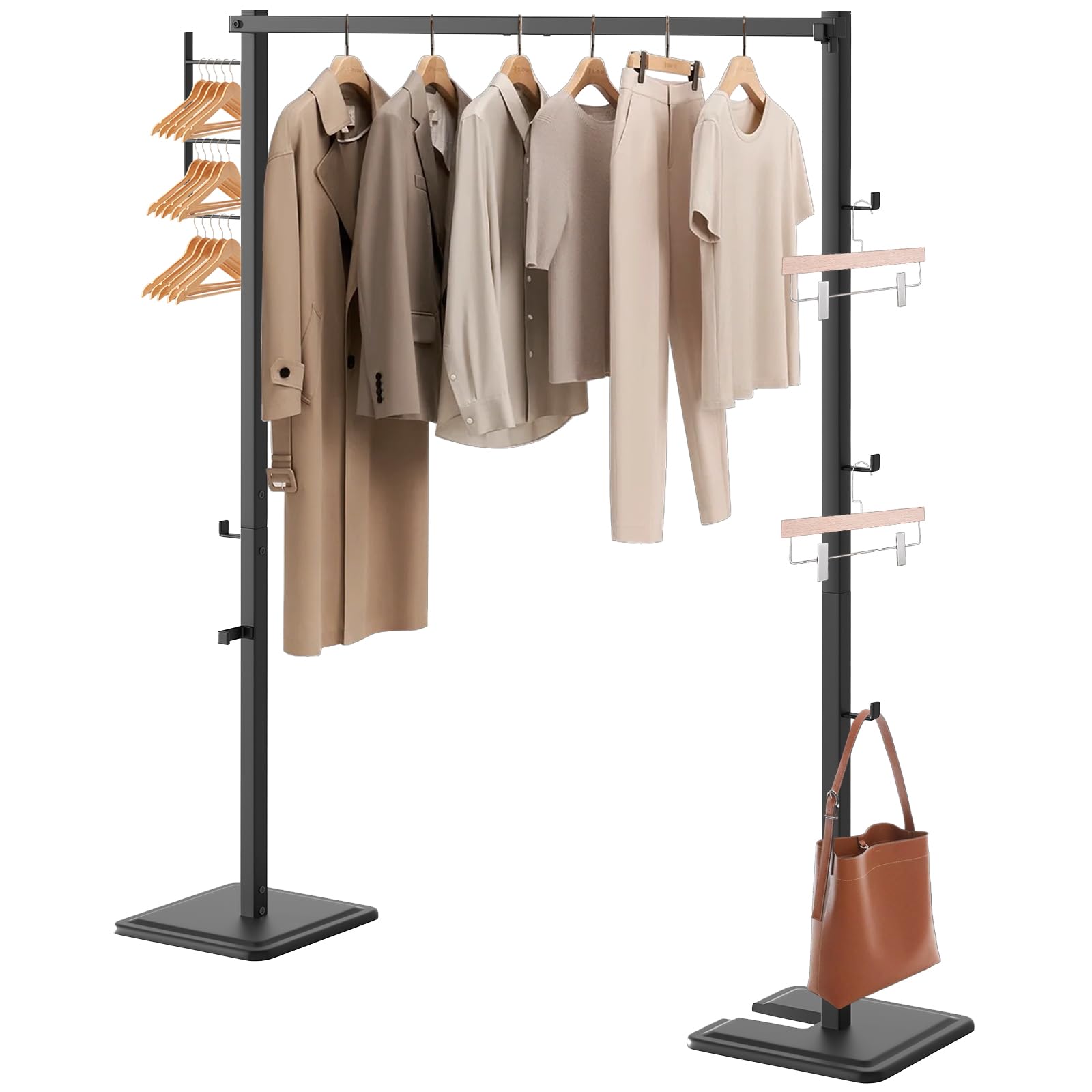 スカイウミ 洗濯物干し 室内物干し 折りたたみ ピンチハンガー コンパクト 収納 布団干し 組み立て簡単 ハンガー ピンチ 物干し竿 幅175×高さ160×奥行25cm