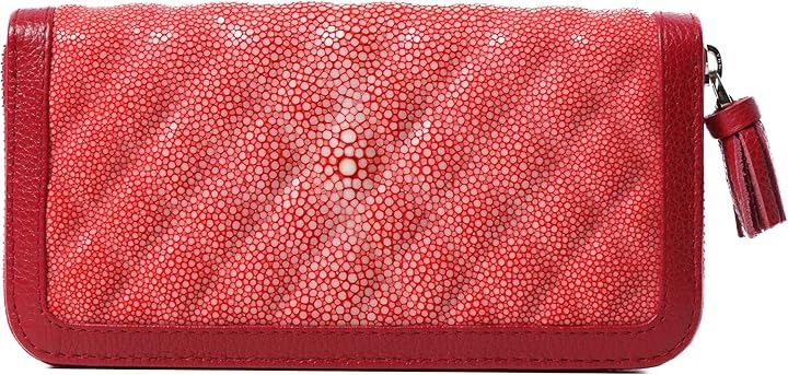 スティングレイ・マトラッセレッド長財布(レッド)