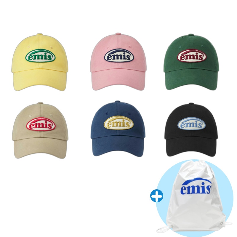 [ストリングバックパック贈呈]韓国の人気帽子 FOOT PRINT WAPPEN BALL CAP 6色