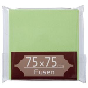（まとめ） TANOSEE ふせん 75×75mm うぐいす 1冊 (×30セット)
