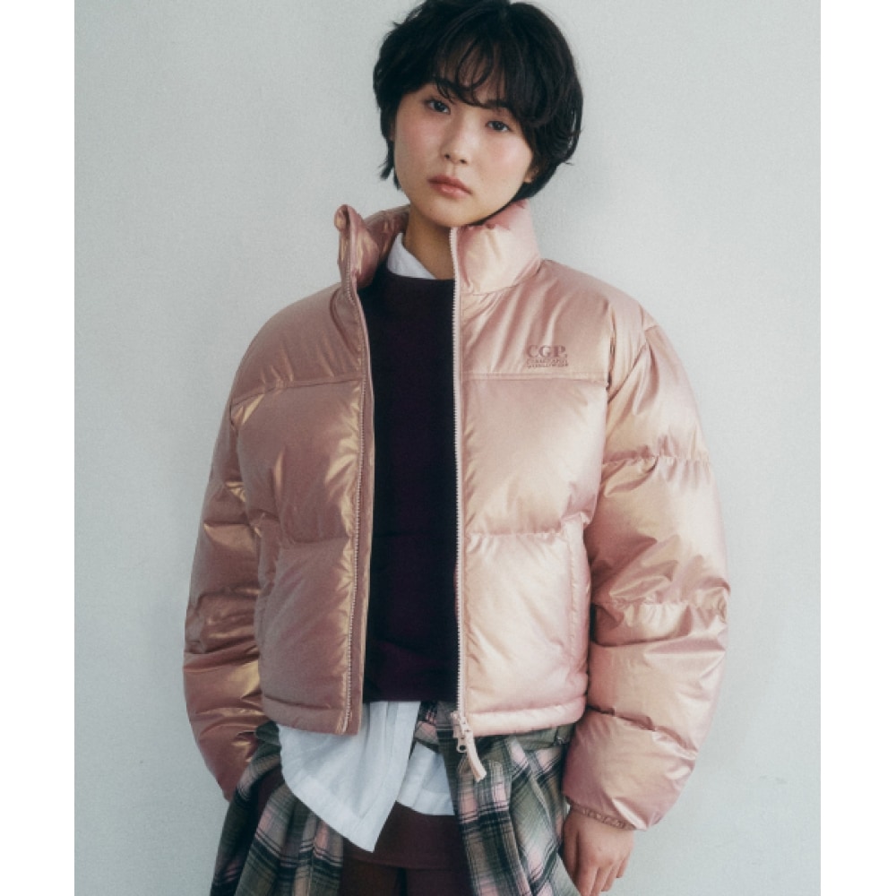 コデジー [24年版](レディース) RDS グロッシーダックダウンパファショートパディング_ペールピンク 16,682円