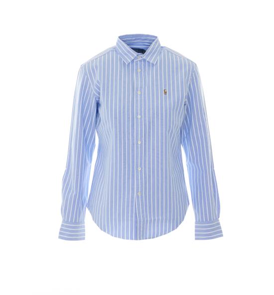 POLO RALPH LAUREN Women Shirts 211891377004 BLUE WHITE Blue