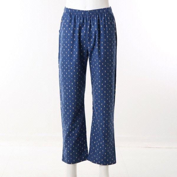 []WPA542MP 綿起毛捺染パンツ（男性9分丈パンツ）