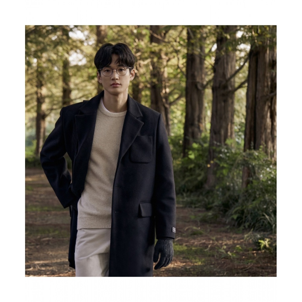 LACOSTE メンズウールコート [ブラック] 53,255円