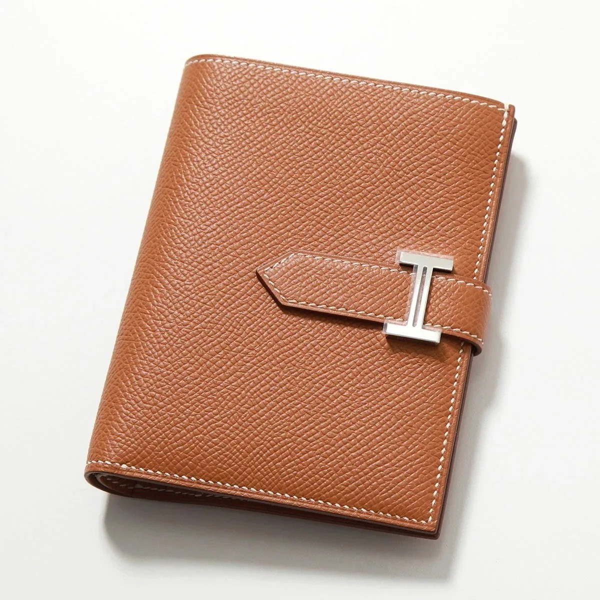 HERMES エルメス 二つ折り財布 ベアン コンパクト BEARN COMPACT エプソン 039790CK レディース レザー Hパーツ B刻印 SV金具 GOLD