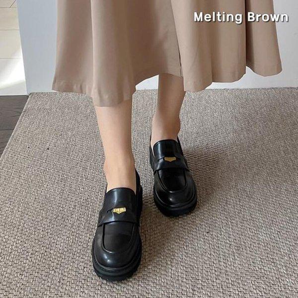 女性用単靴 カジュアルローファーシューズ KR82