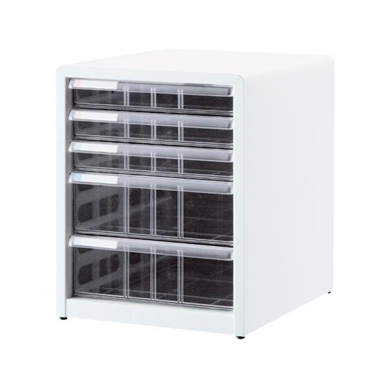 アバンテV2レターケース A4タテ型 浅3段・深2段 シロ ナカバヤシ AL-C5-ｼﾛ