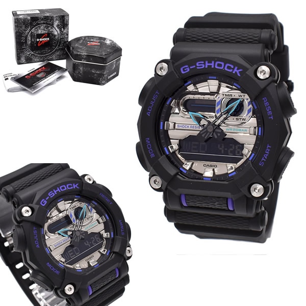 腕時計 G-SHOCK Gショック GA-900AS-1A ANALOG-DIGITAL GA-900 GARISH Series 腕時計 ウォッチ メンズ シルバー ブラック