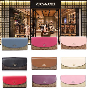 Coach wallet envelope hot sale