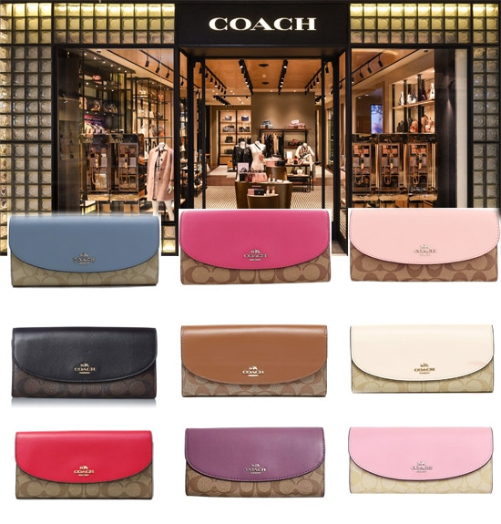 SLIM ENVELOPE WALLET IN SIGNATURE CANVAS F54022