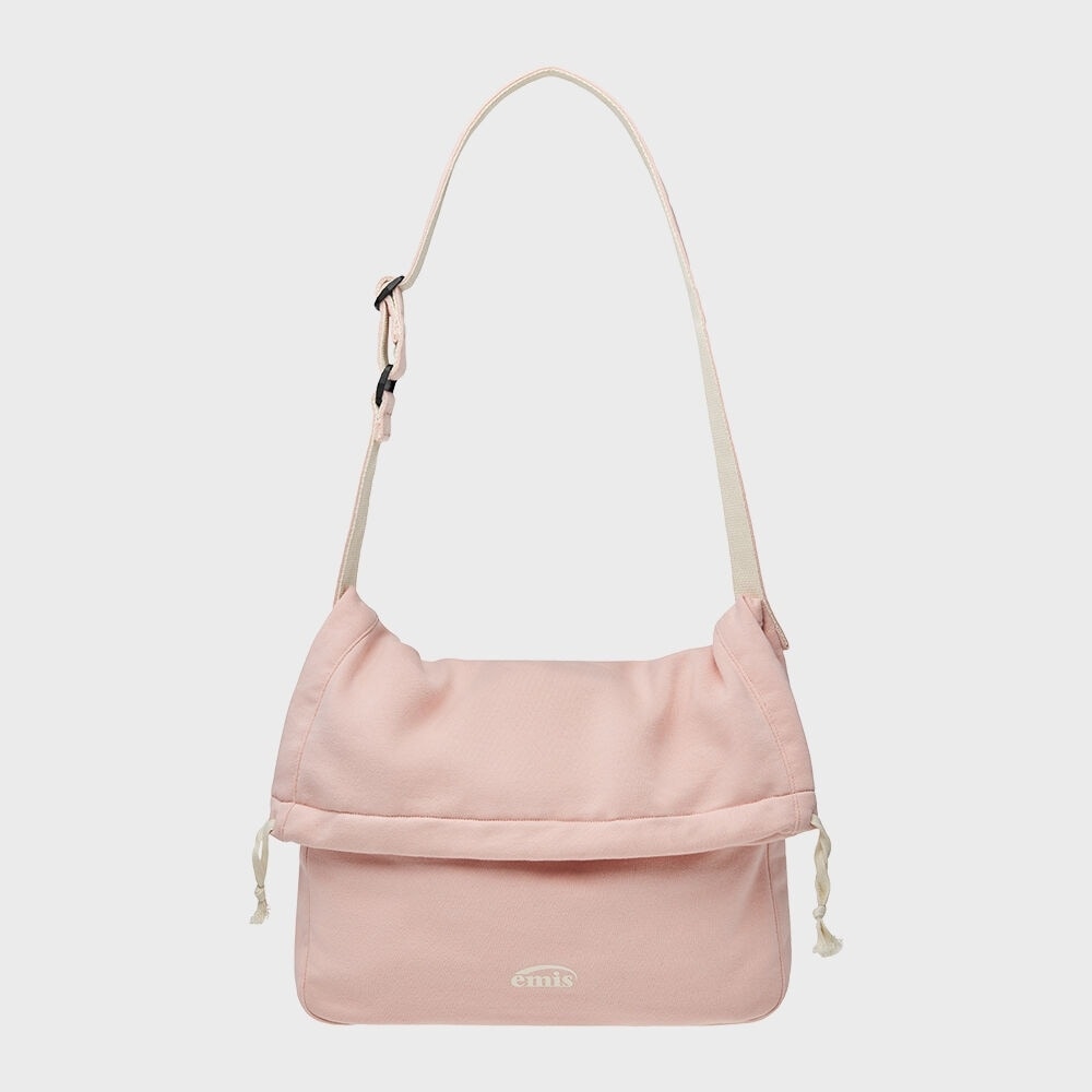 Emise ジャージー折りたたみクロスボディバッグ-ピンク