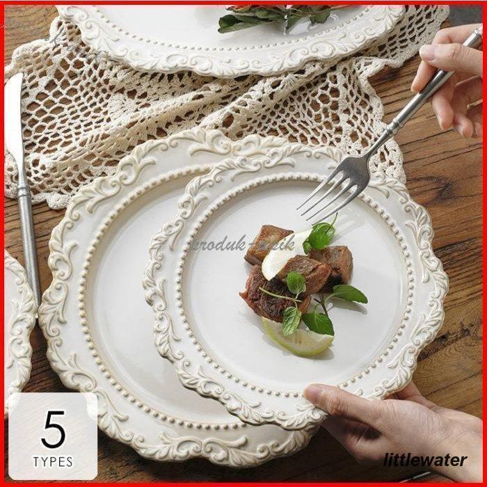 カトラリー 食器 キッチン雑貨 お皿 プレート 食器皿 ディナープレート スープ皿 サラダボウル アンティーク風 ラウンド オーバルプレート ミセス