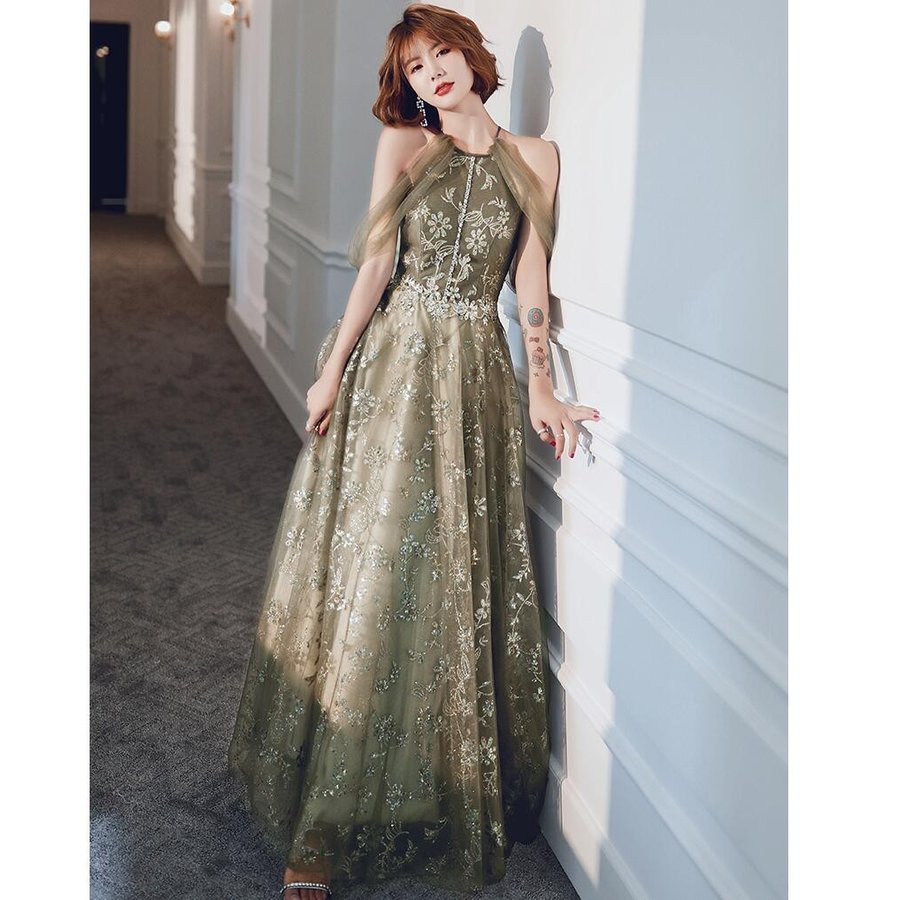 ウェディングドレス セクシー パーティードレス ロングドレス ブライダルドレス プリンセスドレス 披