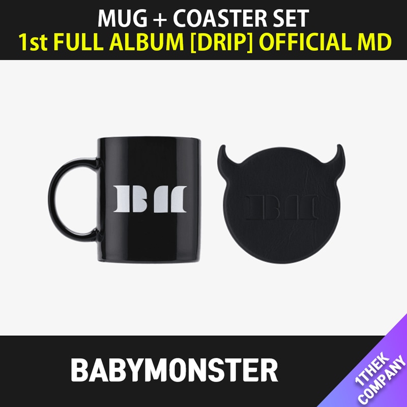 [購入金額特典]（MUG + COASTER SET）BABYMONSTER 1st FULL ALBUM [DRIP] OFFICIAL MD