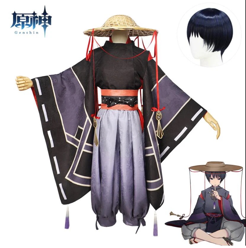 原神 Genshin 散兵 スカラマシュ コスプレ衣 流浪者 げんしん コスチューム ハロウィン 変装 仮装