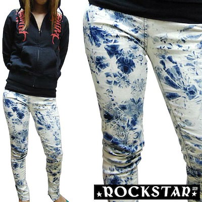 RockStar sushi　ロックスター　 バイカーデニム　ブラック　28 ROCK STAR バイカーデニム セール ロックスター メンズ バイカー