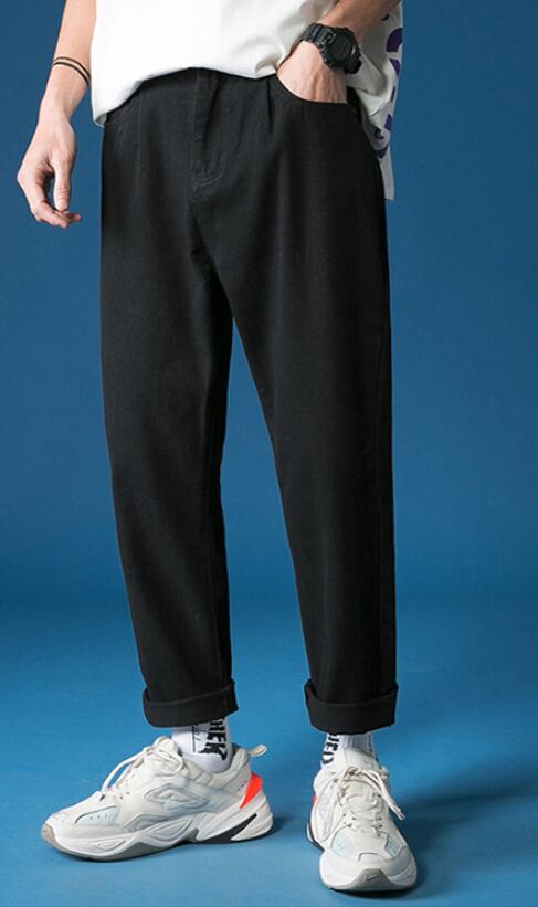 ボトムス パンツ ズボン ストレートパンツ ジーンズデニム Gパン 9分丈 アンクル丈 ブルーデニム カラーデニム シンプル カジュアル 無地 春 夏 秋 冬 オールシーズン シーズンレス 10代