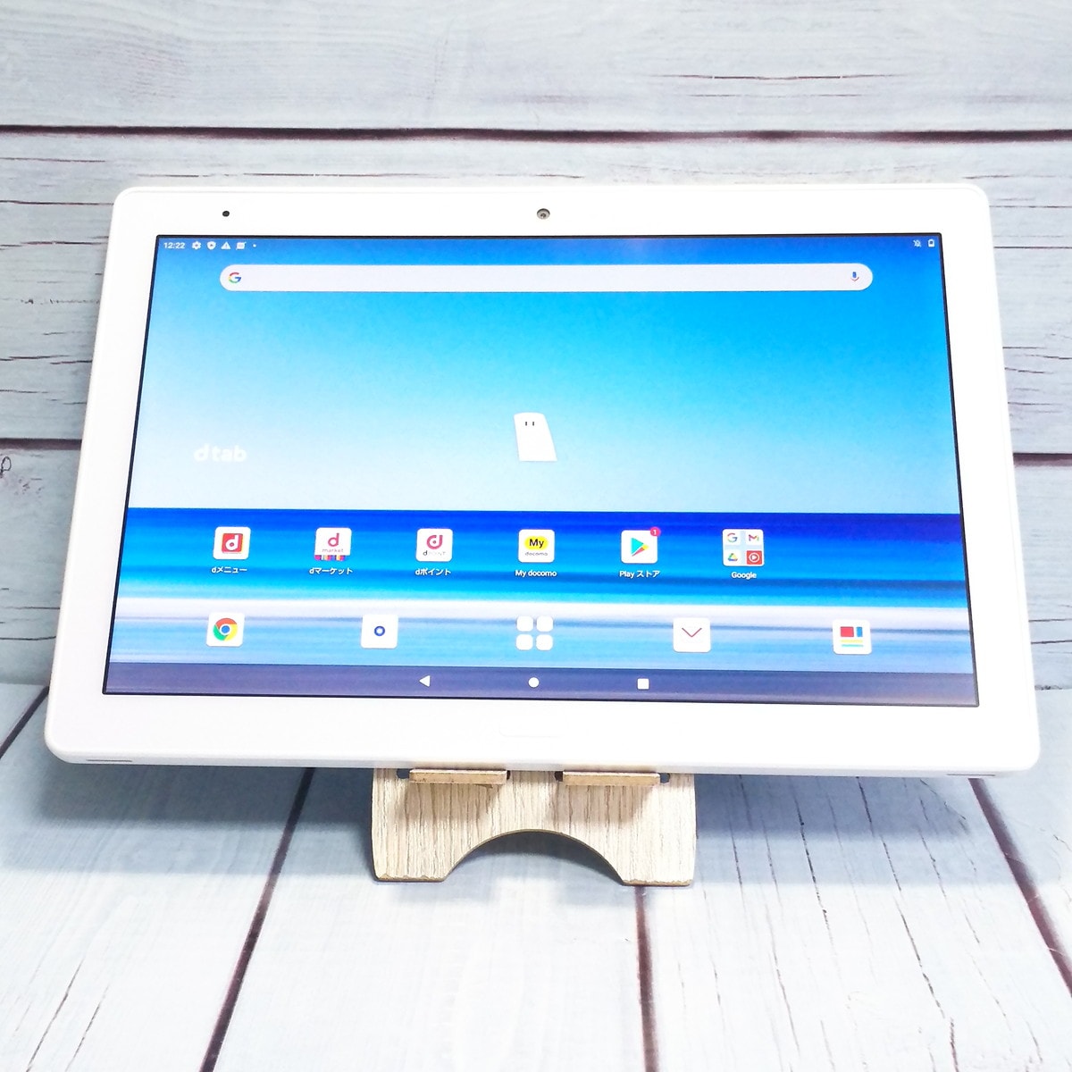 【送料無料】docomo dtab d-41A SHARP Androidタブレット ホワイト 本体 白ロム SIMロック解除済み SIMフリー 291488