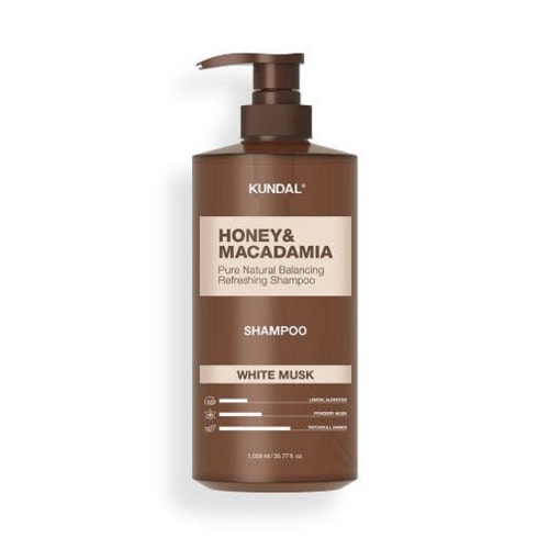 クンダルネイチャーシャンプーホワイトマスク1058mlしっとりとした香りのある柔らかい髪ヘアケアシャワー風呂跡大容量
