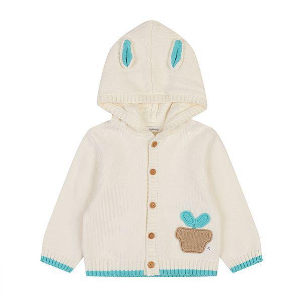 フィーバーデイフード付きカーディガン IVORY 01S12140102_P413055468